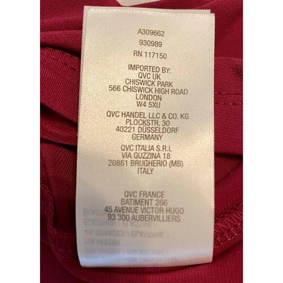 NWT Quacker Factory hot pink / Fuschia Embellished Dress Extra Large xl - Picture 5 of 5